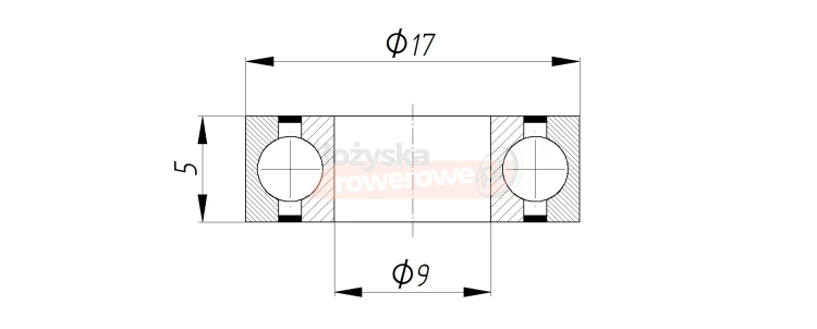 Łożysko 689-2RS 9x17x5