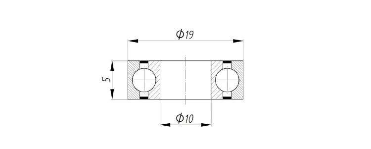 Łożysko 6800-2RS 10x19x5